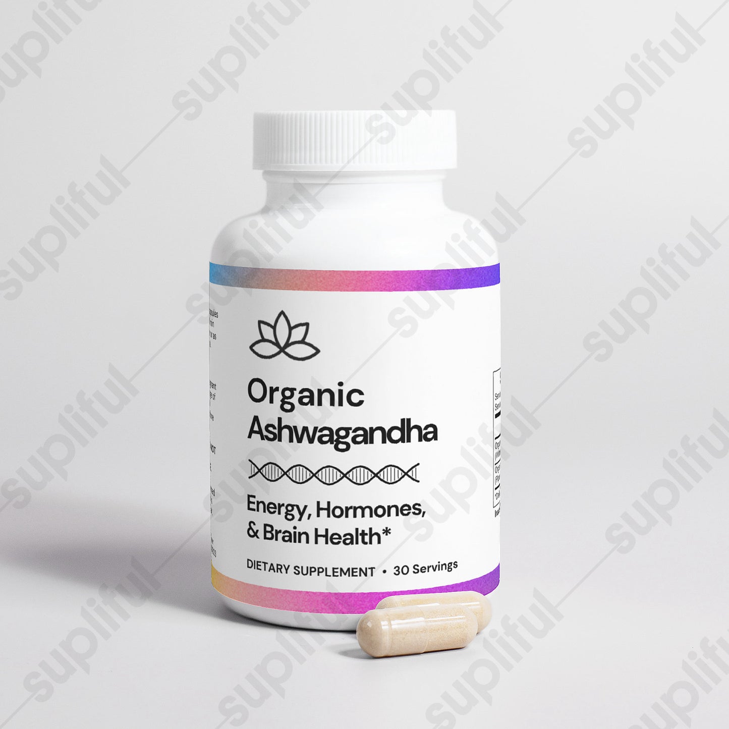 Organic Ashwagandha Capsules • Autoimmune, Athletic, & Cognitive Support