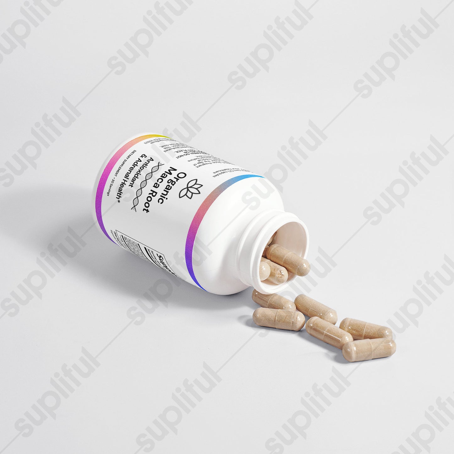Organic Maca Capsules • Adrenal Energy & Mood Support