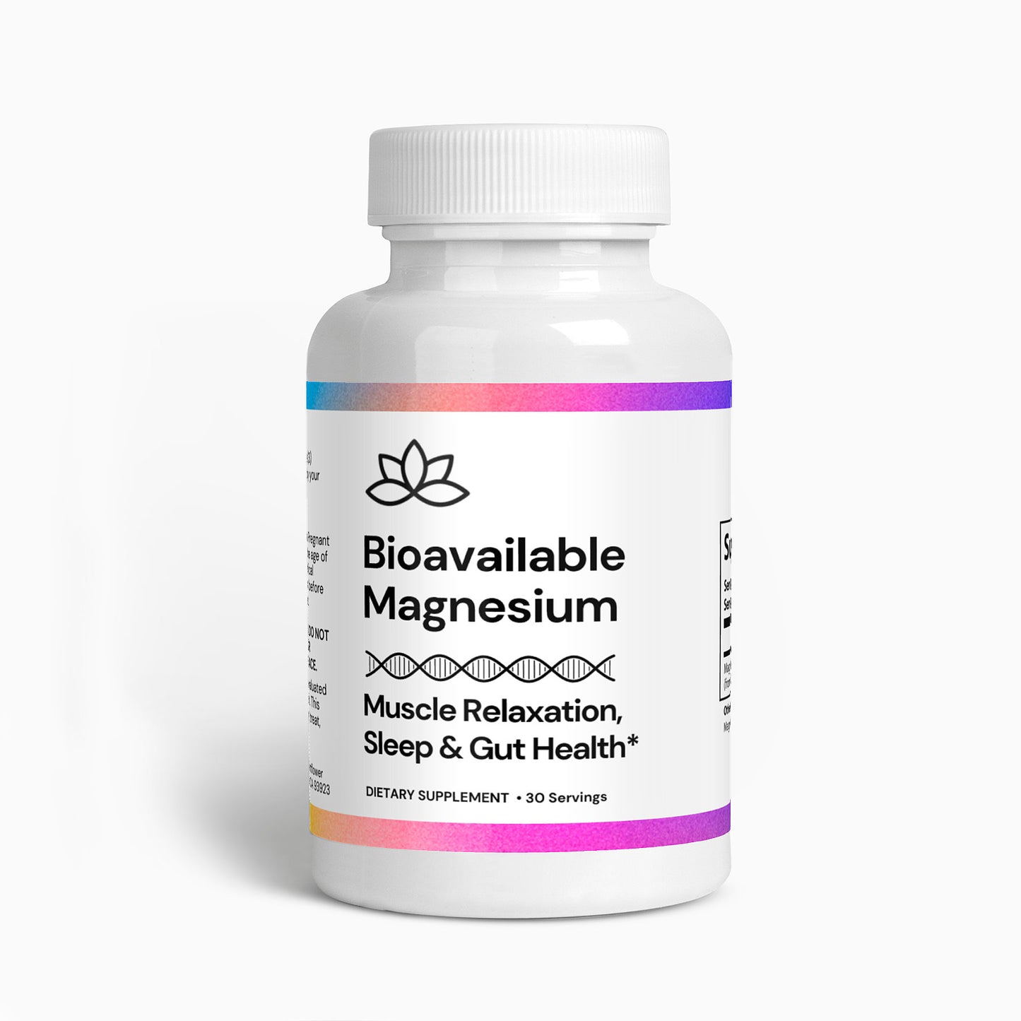 Bio-Magnesium Capsules • Sleep-Aid, Muscle Relaxation, & Digestive Support