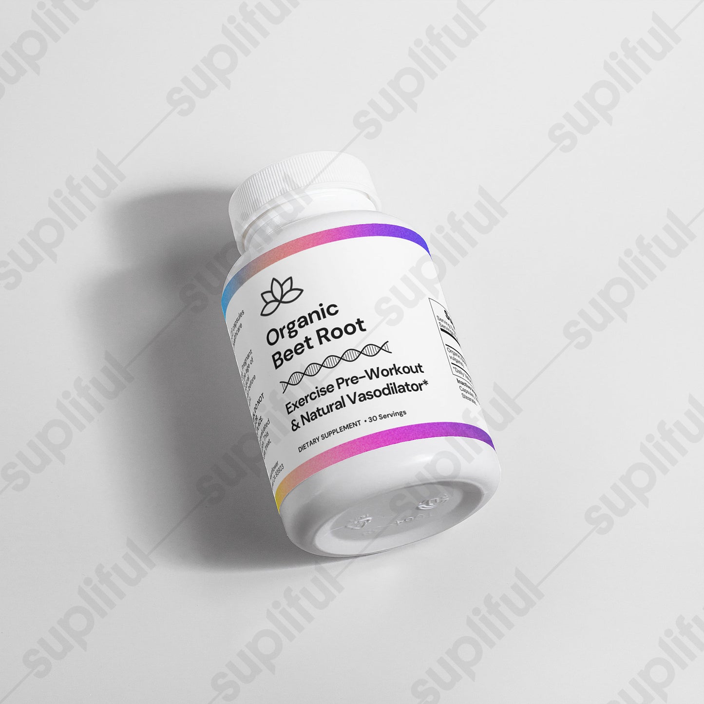 Organic Beet Capsules • Vasodilator, NO2 Pre-Workout, & Heart Support