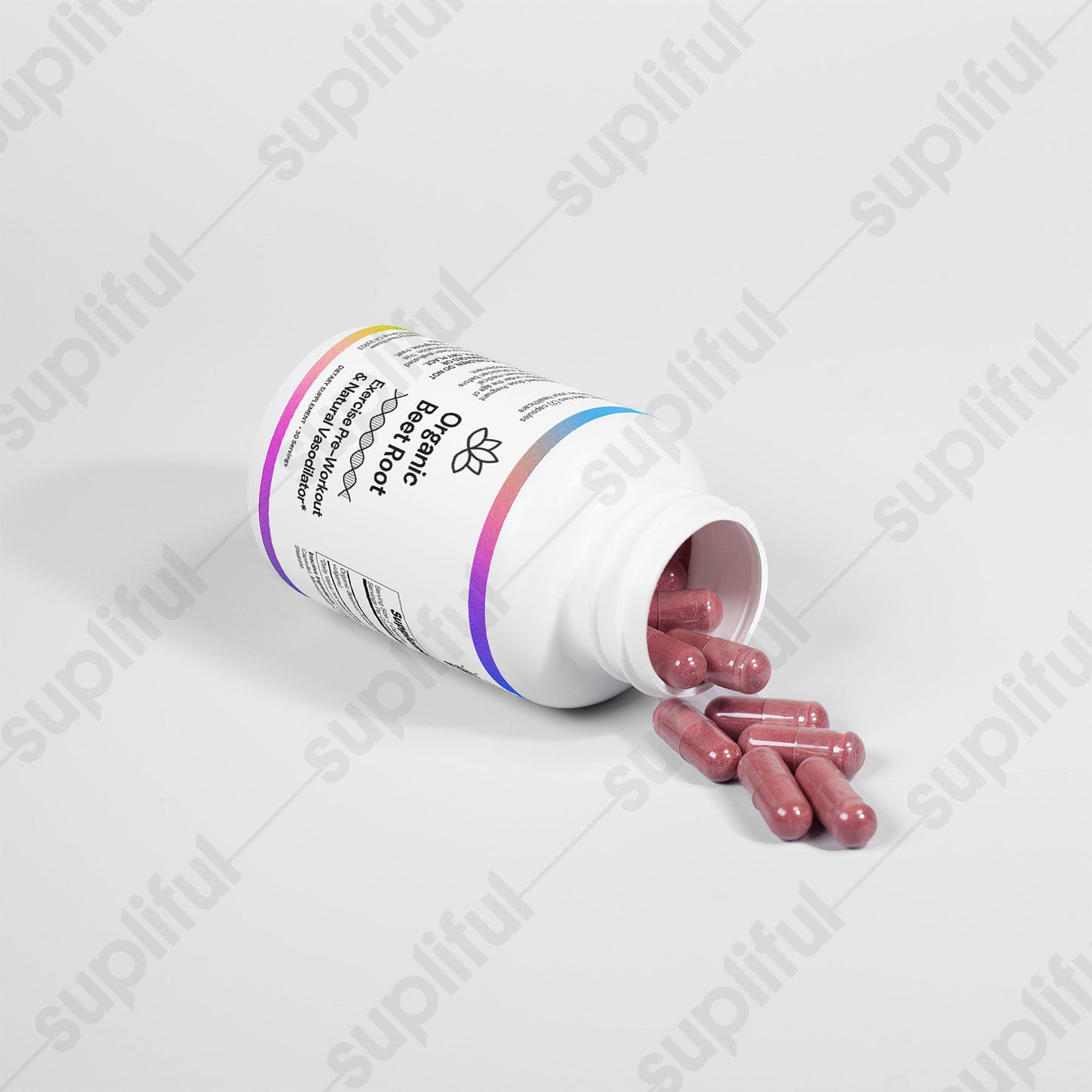 Organic Beet Capsules • Vasodilator, NO2 Pre-Workout, & Heart Support