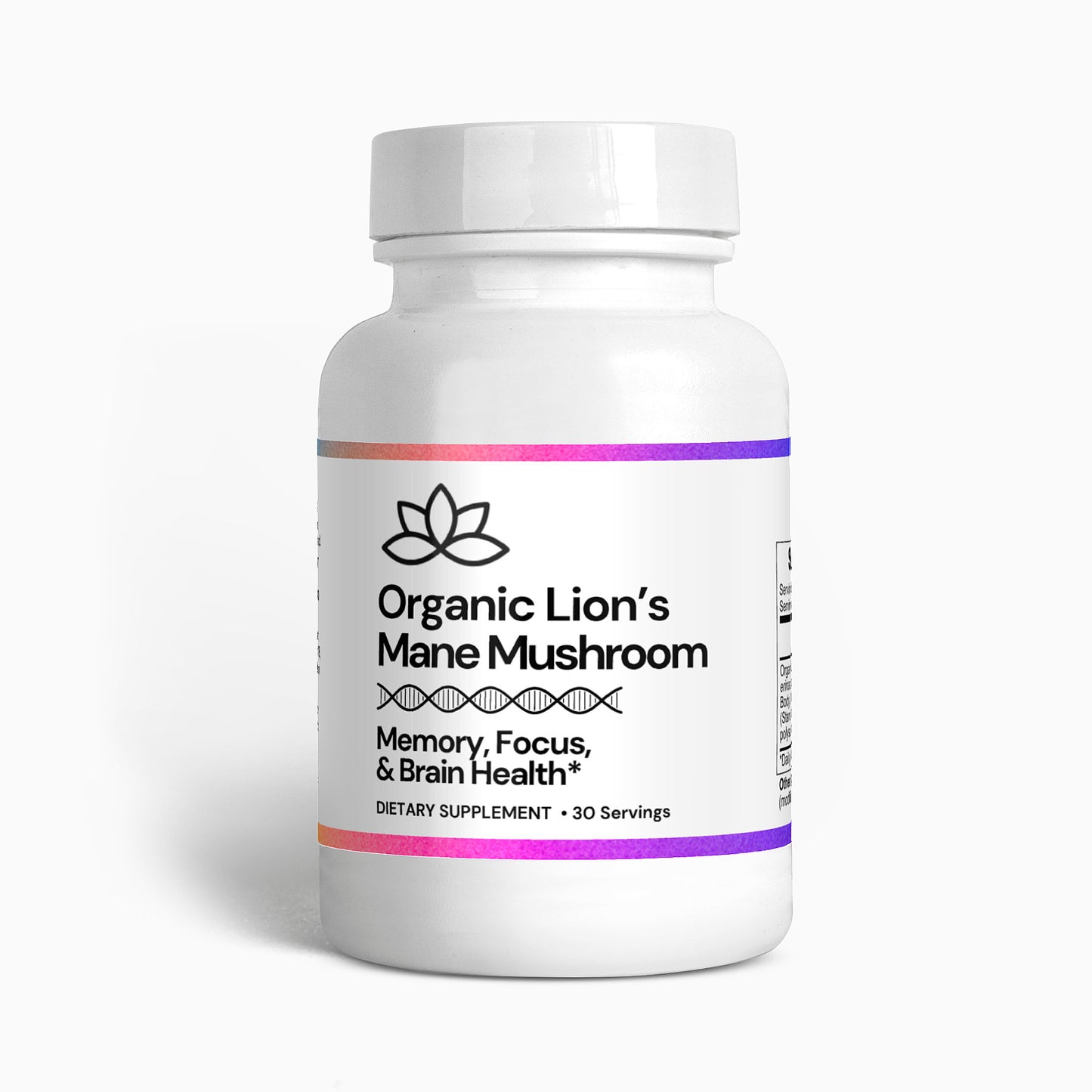 Organic Lion's Mane Mushroom Capsules • Holistic Focus Coffee Alternative