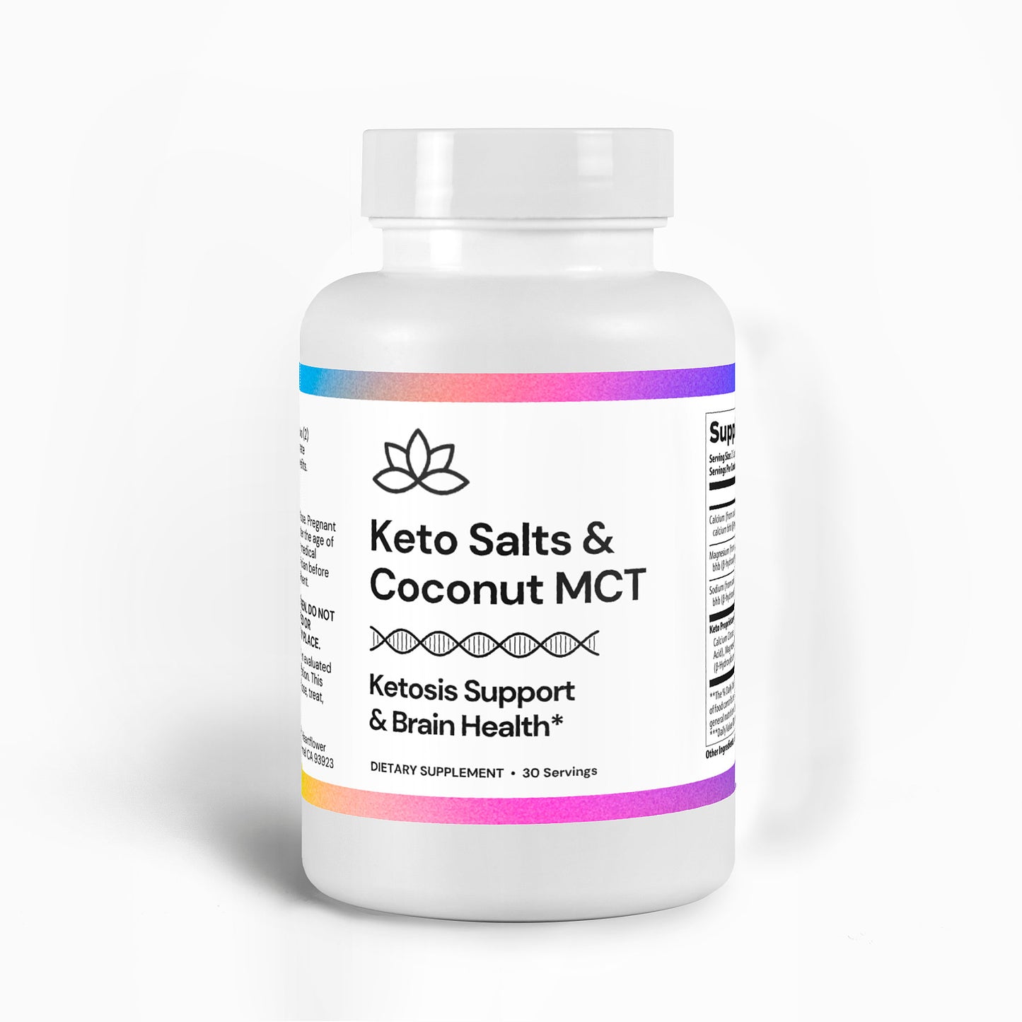 Keto BHB with Coconut MCT Capsules • Metabolic & Brain Support
