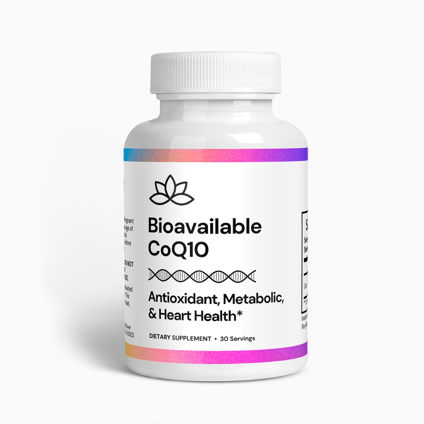 Bioavailable CoQ10 Capsules • Metabolic & Cardiovascular Support