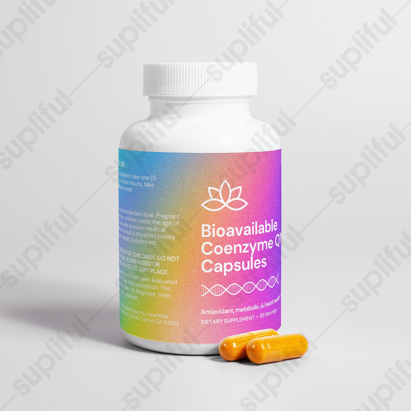 Bioavailable CoQ10 Capsules • Metabolic & Cardiovascular Support